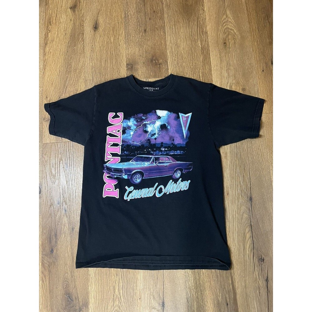 Pontiac GTO Classic GM Mens Vintage T-Shirt Retrowave, Y2K Graphic M
